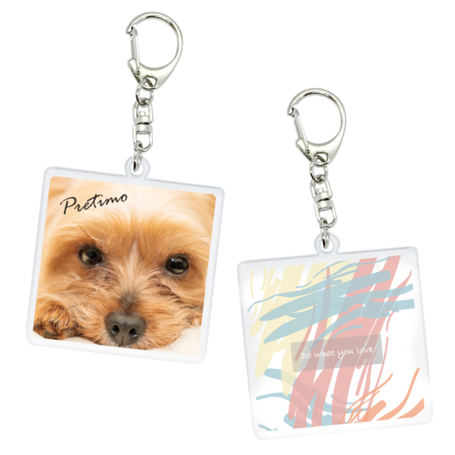 アクリルキーホルダー(ダイカット)