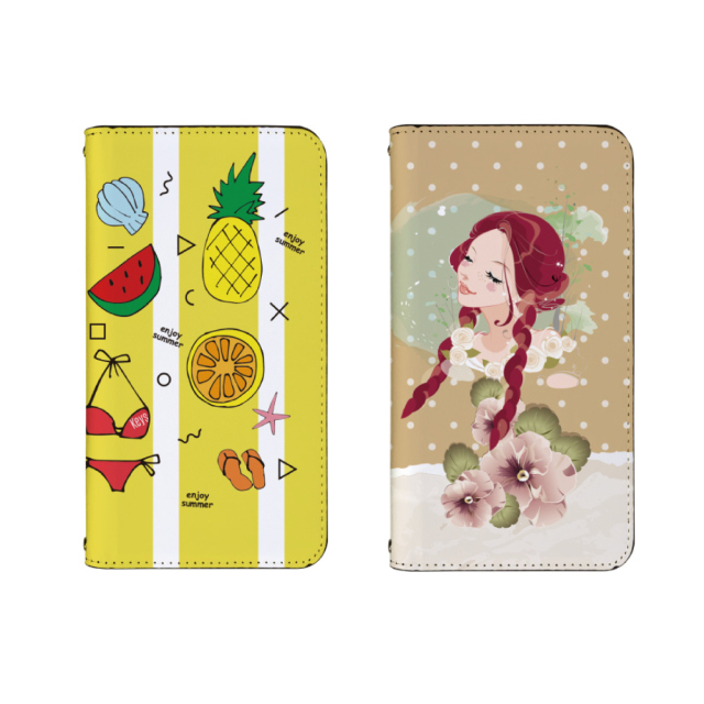 ベルトなし手帳型スマホケース