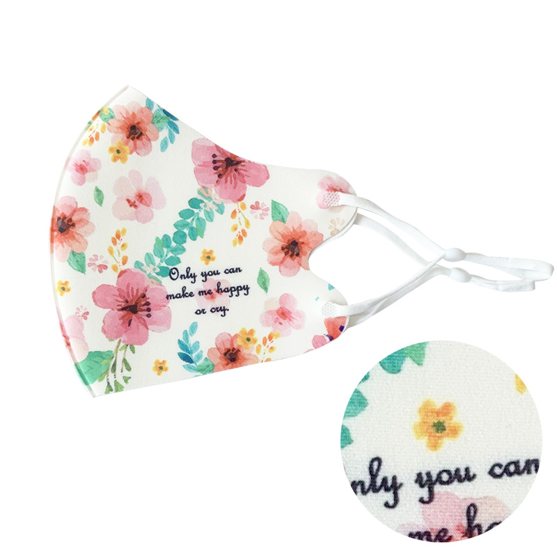 オリジナル男女兼用フリーサイズ抗菌ファッションマスク昇華転写