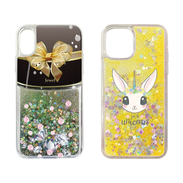 iPhone用グリッターケース（オイルインケース）