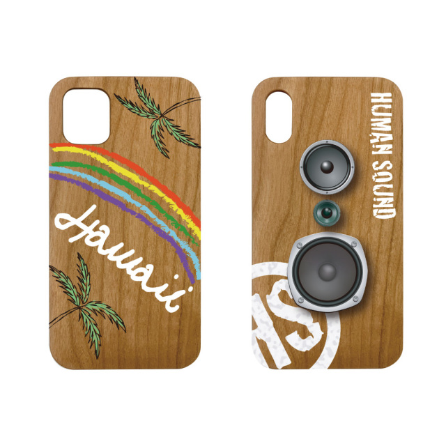 iPhone用天然ウッドケース